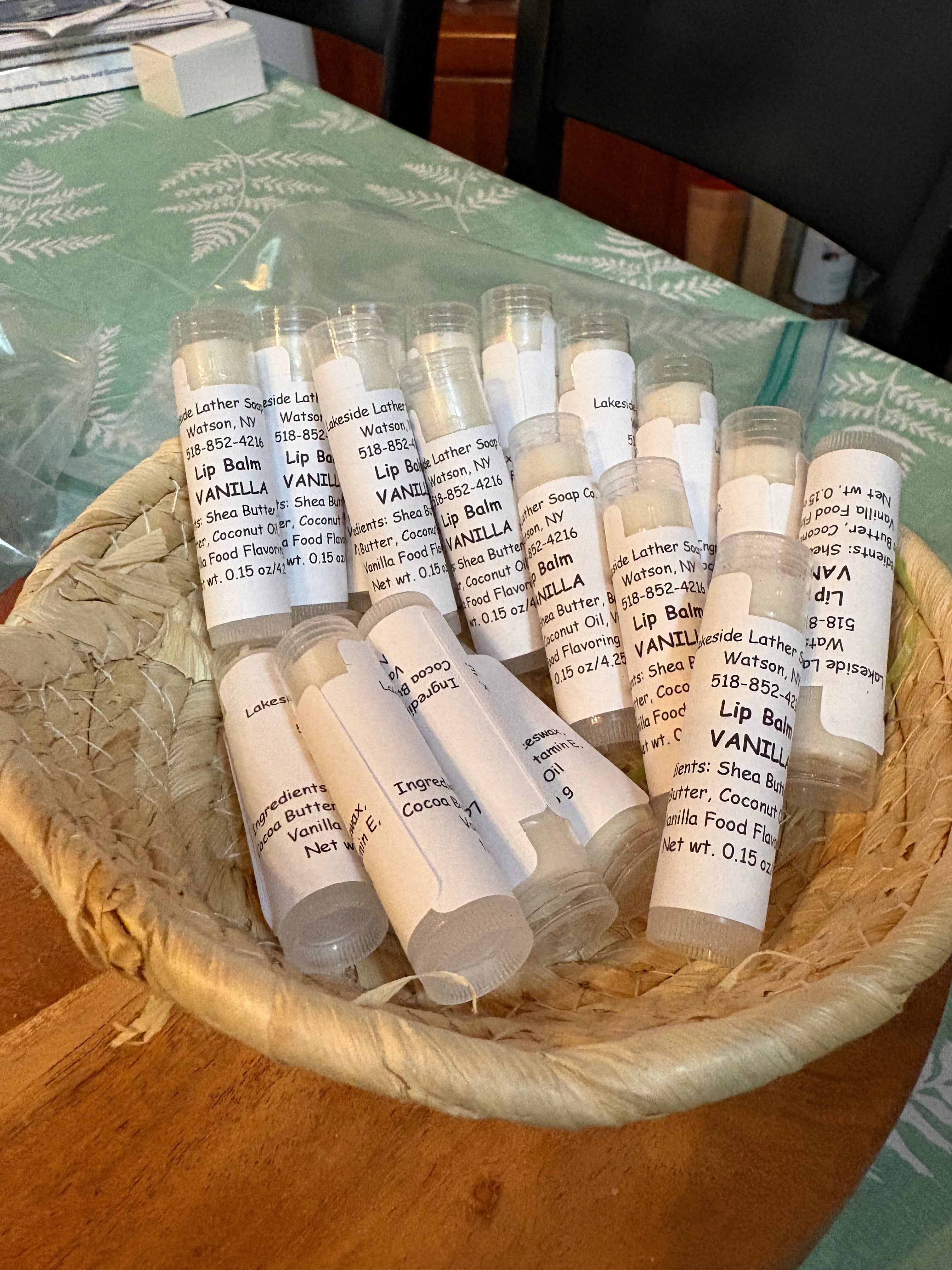 Vanilla scented Lip Balm