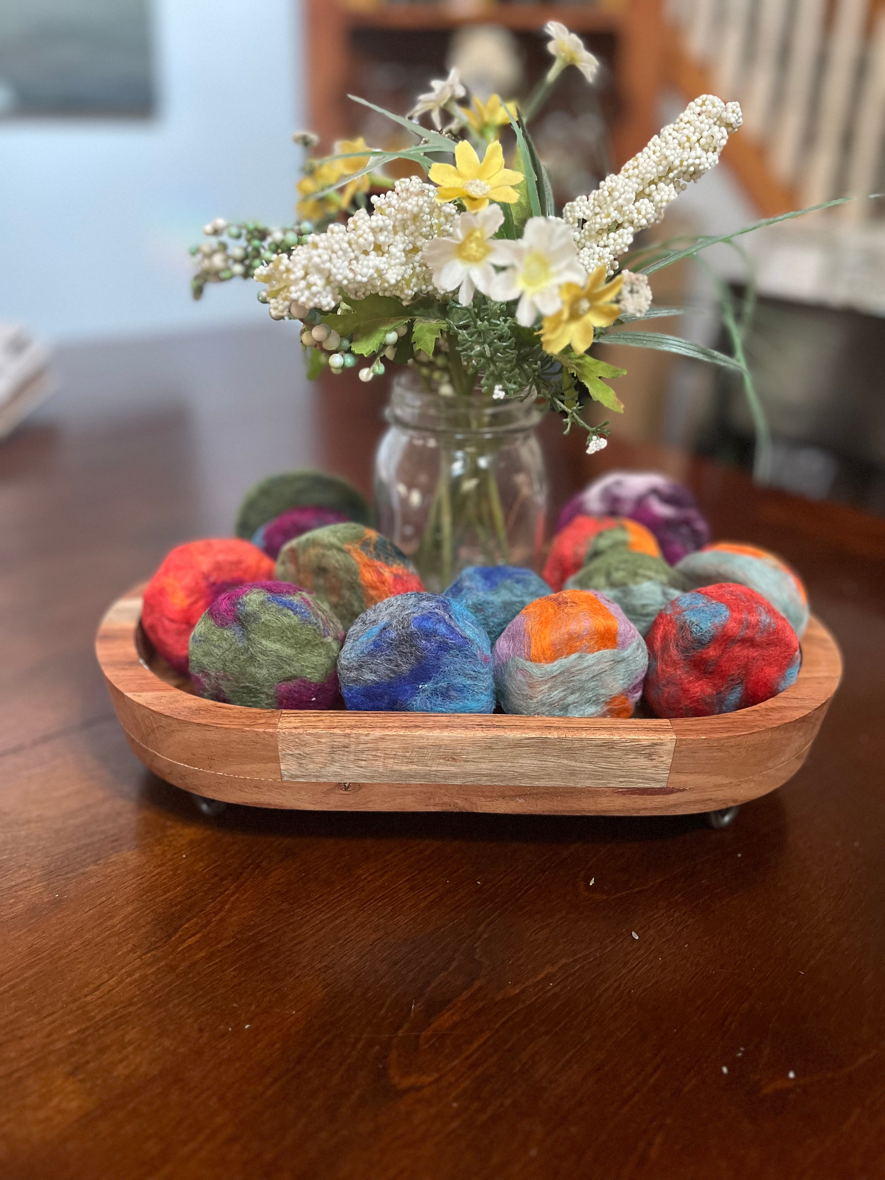 Felted soap (Goat milk soap felted with Merino Sheep wool)