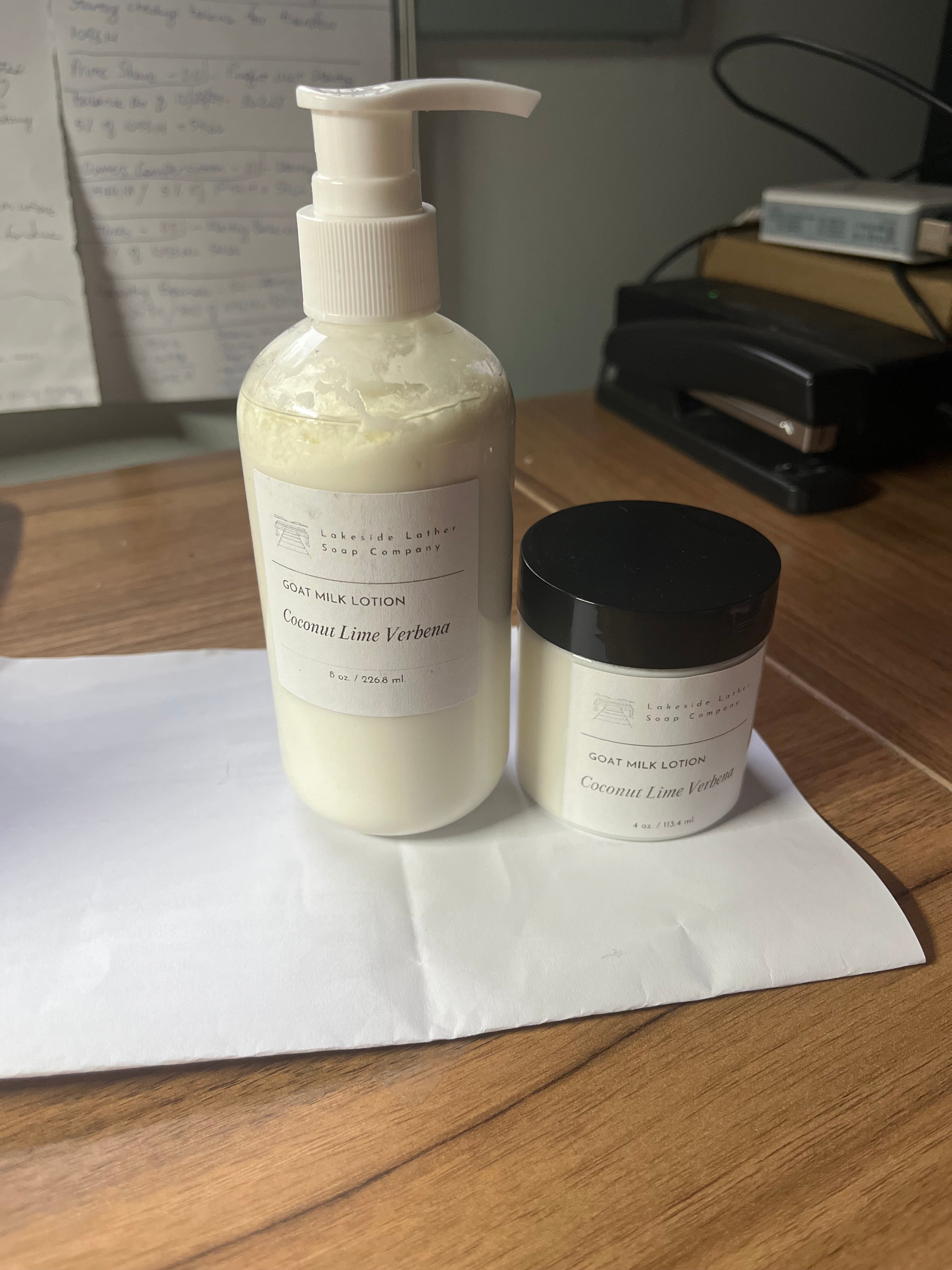 Coconut Lime Verbena Goat Milk Lotion