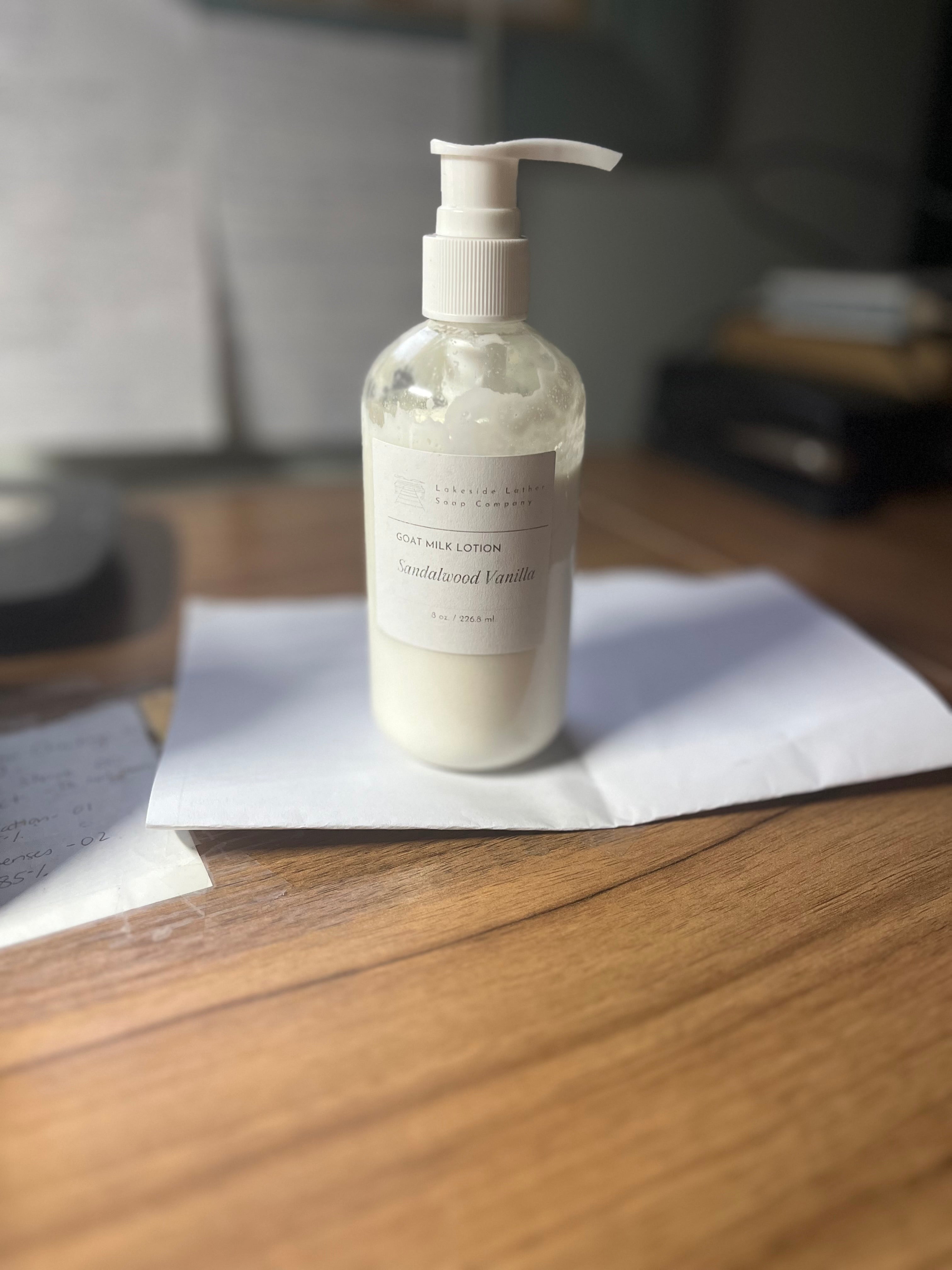 Sandalwood Vanilla Goat Milk Lotion